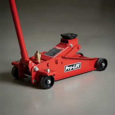 Pro-Lift 2 Ton Floor Jack showcasing its key features and sturdy construction